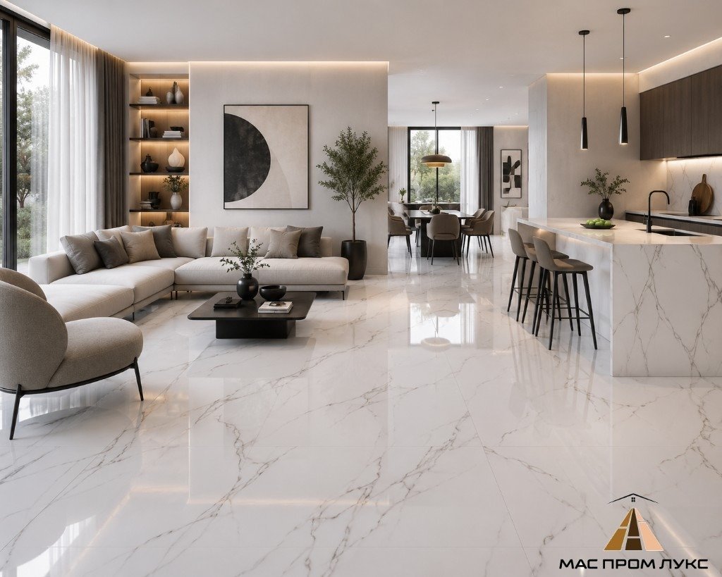 Marble effect плочки за модерен дом